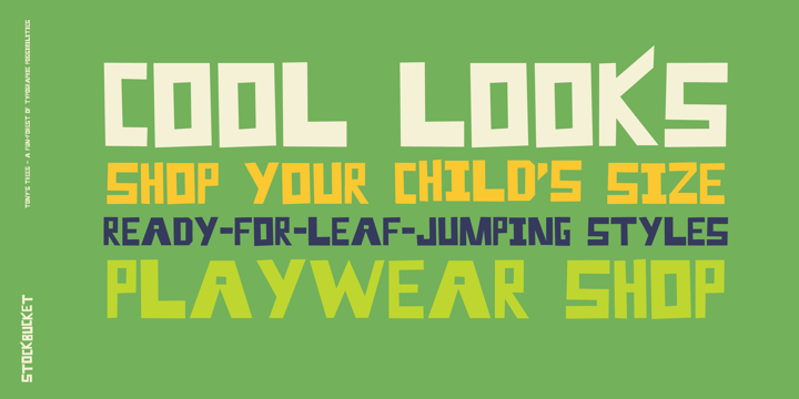 Tonys Trees Font Poster 9