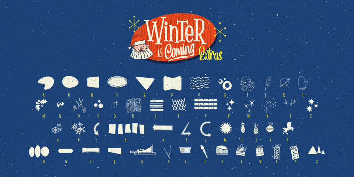Winter Is Coming Font Poster 2