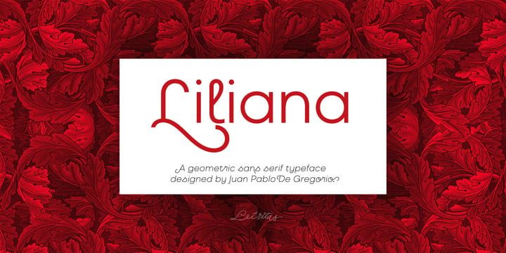 Liliana Font Poster 15