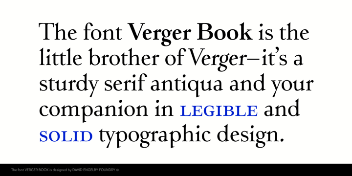 Verger Book