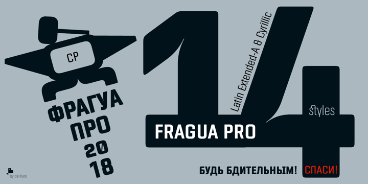 Fragua Pro Font Poster 9