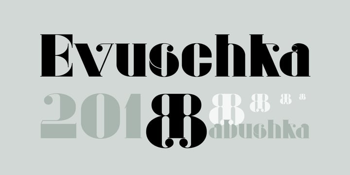 Evuschka Font Poster 3