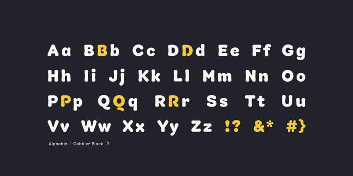 Cobbler Font Poster 9