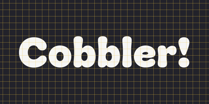 Cobbler Font Poster 1