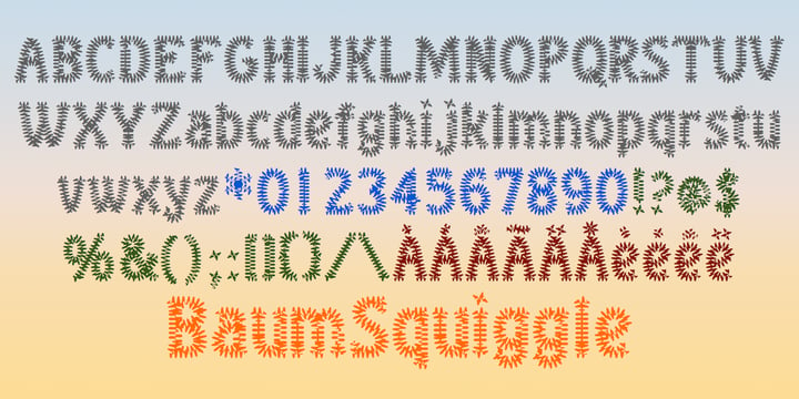 BaumSquiggle Font Poster 2