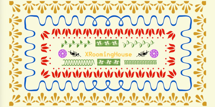 XRoomingHouse Font Poster 2