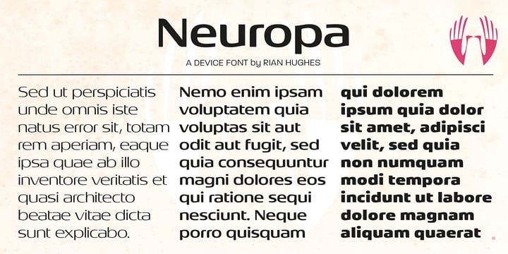 Neuropa Font Poster 5