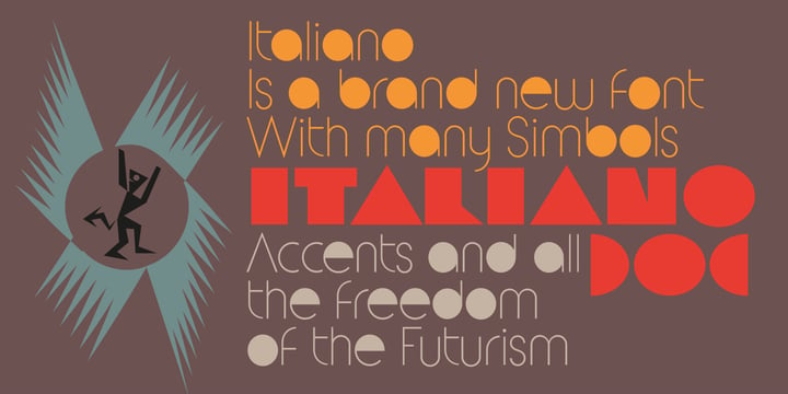 Italiano Doc Font Poster 9