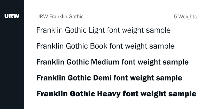 download franklin gothic urw font