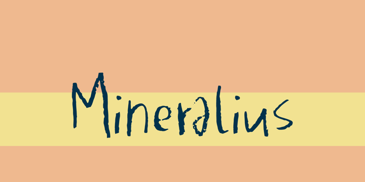 Mineralius Font Poster 1