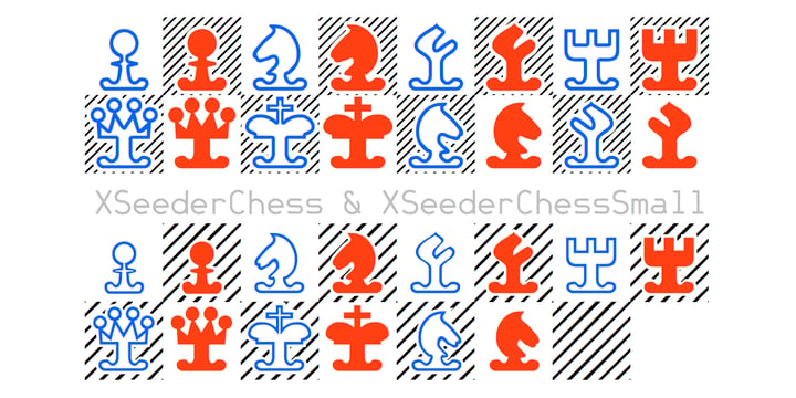 XSeeder Chess Font Poster 4