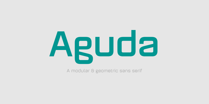 Aguda Font Poster 1