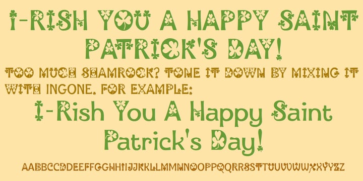 Patty Day Font Poster 3