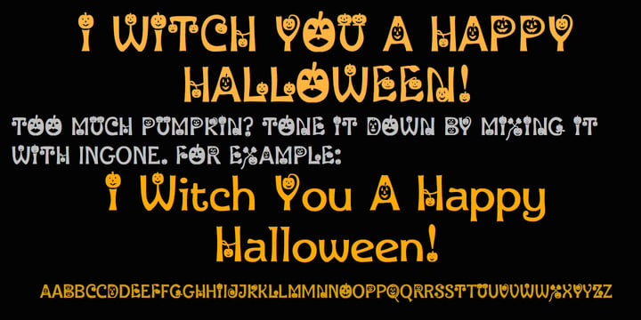 HeyPumpkin Font Poster 4