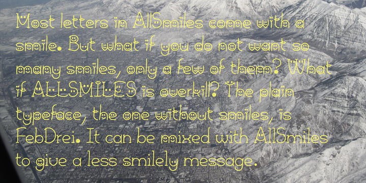 All Smiles Font Poster 4