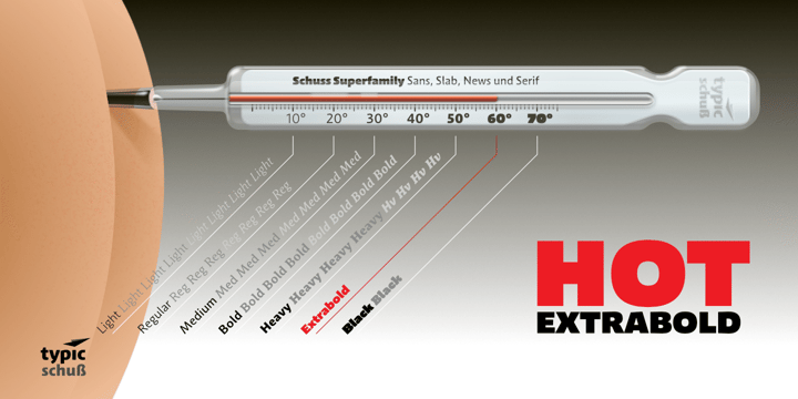 Schuss Sans CG Poster Extrabold