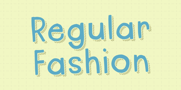 Regular Fashion Font Poster 8