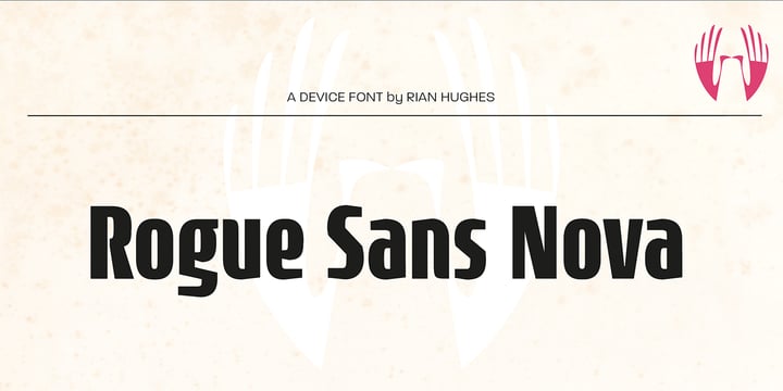 Rogue Sans Nova Font Poster 2