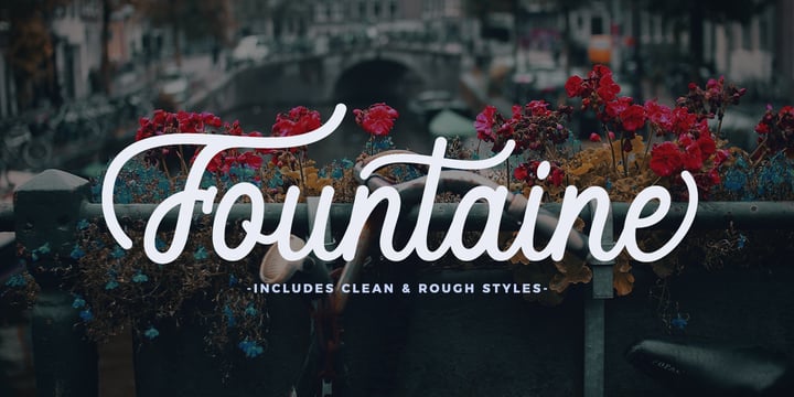 Fountaine Font Poster 13