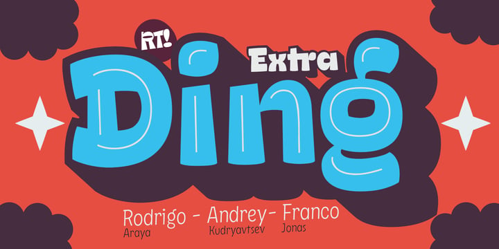 Ding Extra Font Poster 1