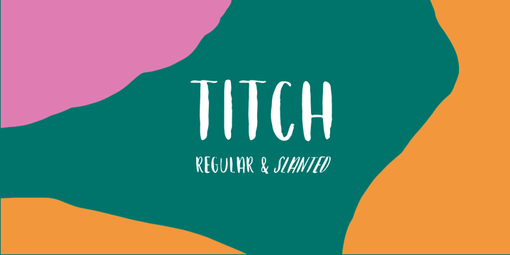 Titch Font Poster 1