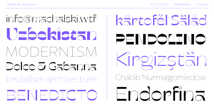 Harpagan Font Poster 6