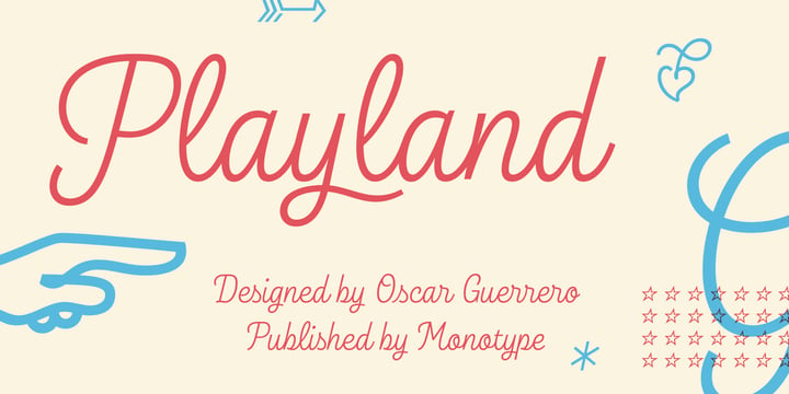 Playland Font Poster 1