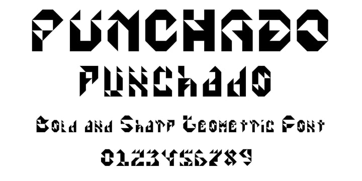 Punchado Font Poster 3