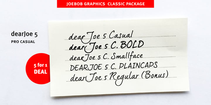 dearJoe 5 Casual Pro Font Poster 1