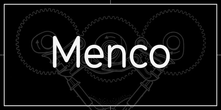 Menco Font Poster 6