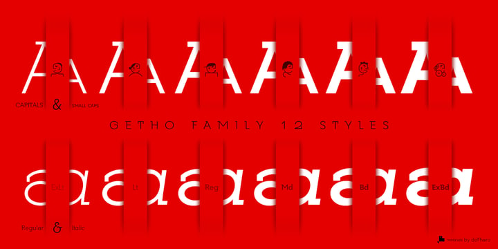 Getho Semi Sans Font Poster 7