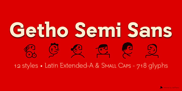 Getho Semi Sans Font Poster 9
