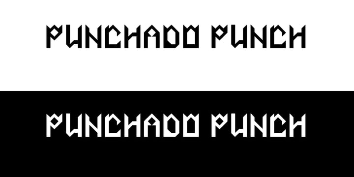 Punchado Punch Font Poster 2