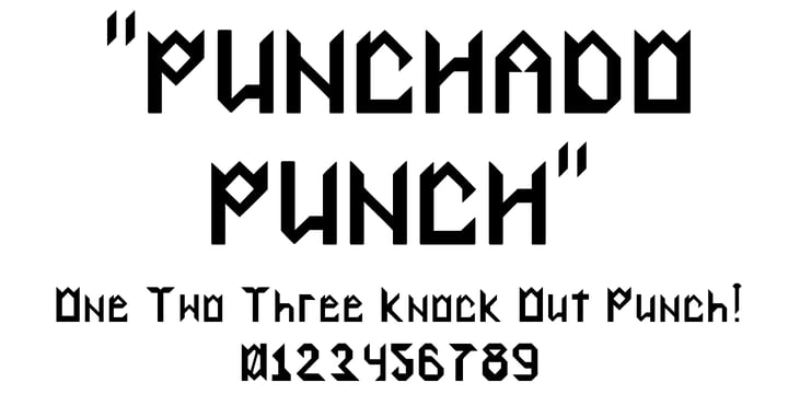 Punchado Punch Font Poster 3