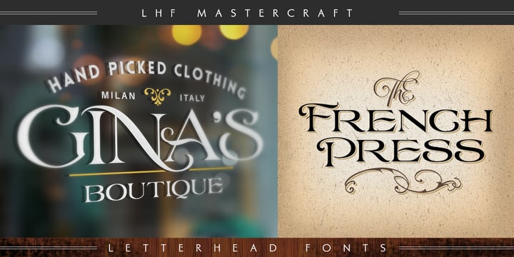 LHF Mastercraft Font Poster 6