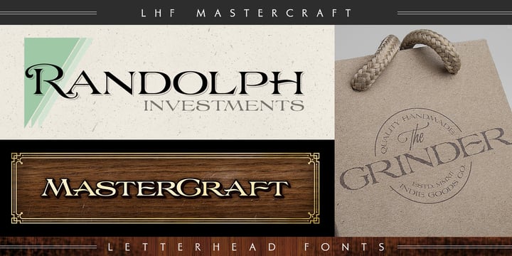 LHF Mastercraft Font Poster 8