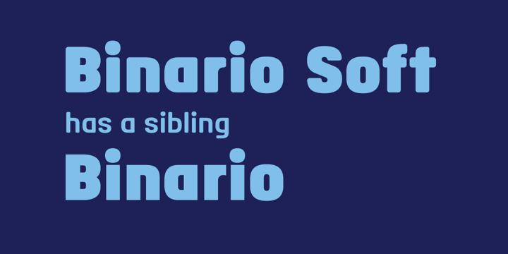 Binario Soft Font Poster 9