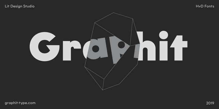 Graphit Font Poster 1