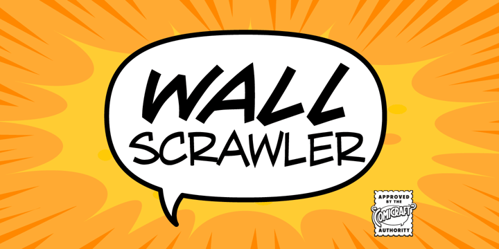 Wall Scrawler Font Poster 1