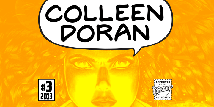 Colleen Doran Font Poster 1