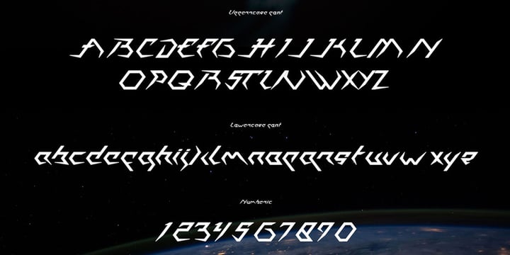 Casiopeia Font Poster 3