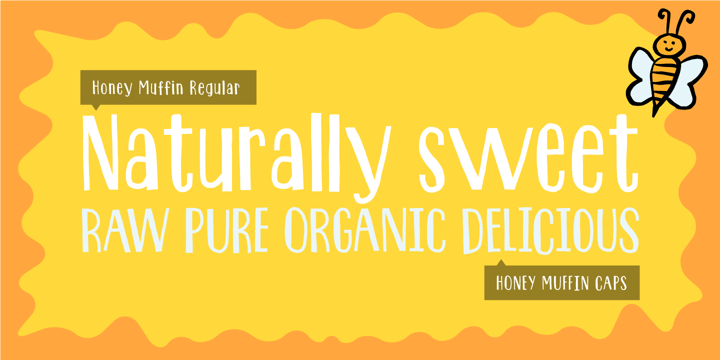 Honey Muffin Font Poster 7