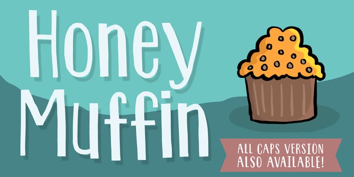 Honey Muffin Font Poster 8