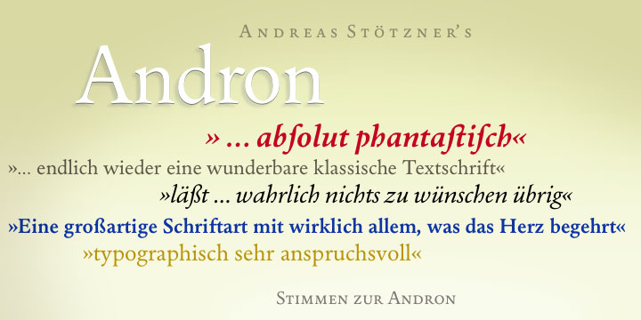 Andron 1 Latin Corpus Font Poster 6
