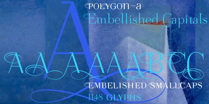 Polygon A Font Poster 7