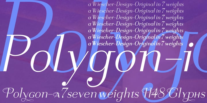 Polygon I Font Poster 7