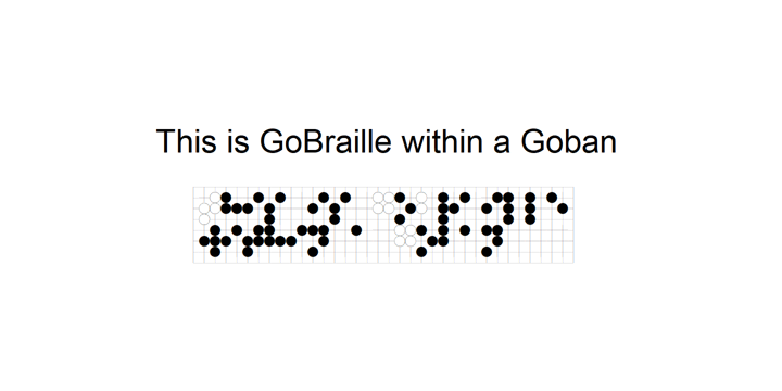 Go Braille Font Poster 1
