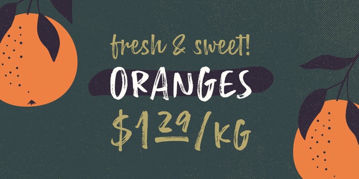 Lemonado Font Poster 6