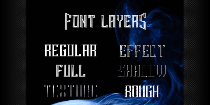 Smokers Font Poster 5