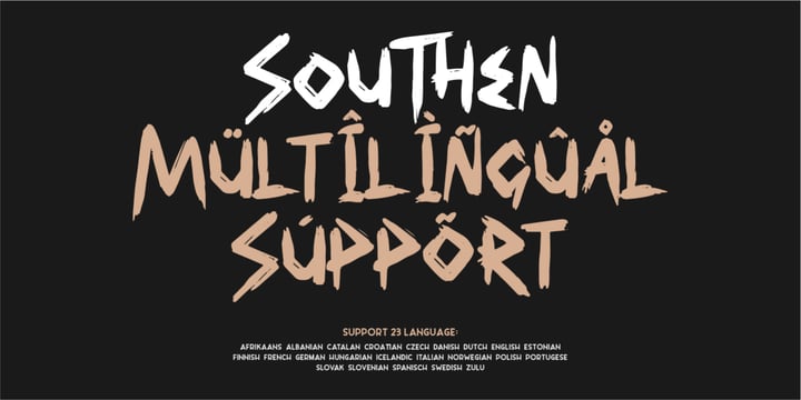 Southen Font Poster 6